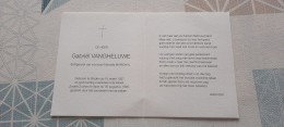 Gabriel Vangheluwe Geb. Staden 16/03/1927- Getr. M. Marichal- Gest. Ieper 30/08/1995 - Devotion Images