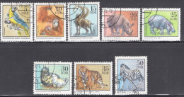 Germany Democratic Republic 1975 Set Of Stamps Issued For Zoo Animals In Fine Used - Gebruikt