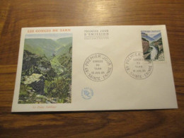 FDC - 1er Jour - France - 1965 - Les Gorges Du Tarn - 1960-1969