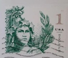 VEREINIGTE STAATEN ETATS UNIS USA 2018 STATUE OF FREEDOM $1.00 USED ON PAPER NOT CANCEL SN 5295 MI 5495 YT 5114 - Used Stamps