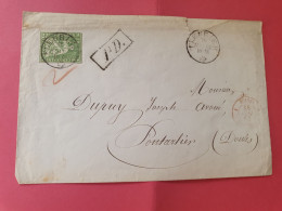 Suisse - Enveloppe De Fleurler Pour Pontarlier En 1862 - Réf 3553 - Briefe U. Dokumente