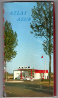 ATLAS AZUR 1963 . Cartes Routières France, Régions, Grandes Villes , Banlieue Parisienne… DESMARAIS Frères . - Roadmaps