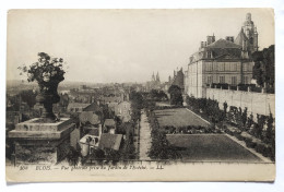 CPA - 41.Blois. Vue Générale Du Jardin De L'évéché - Blois