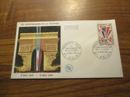 FDC - 1er Jour - France - 1965 - 20ème Anniversaire De La Victoire - 1960-1969