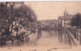 ERFURT               BLICK VON DER SCHLOSSERBRUCKE     PRECURSEUR   +  TIMBRE - Erfurt