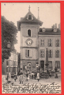 Nyon, Tour De L'Horloge / Carte Précurseur- Céligny 11.1.08  / Très Animée - Nyon