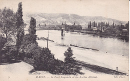 76231 01 05#0 - ELBEUF - LE PONT SUSPENDU -ET LES ROCHES D'ORIVAL - Elbeuf