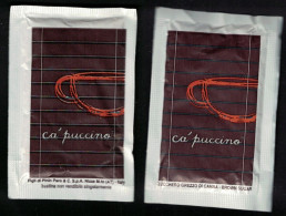 Italie Sachet Sucre Sugar Bag Capuccino Figli Di Pinin Pero Brown Roux - Sucres