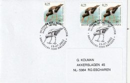 België 2002, Card Stamped Bird Motive - Cartas & Documentos