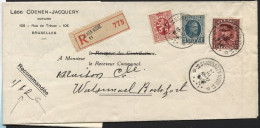 208-282-317 Obl. Agence ST JOSSE TEN NOODE 11 S/L Recom. + AR Vers Watermael 132. Port Correct - Postmarks With Stars