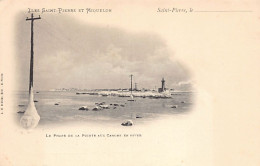 Saint-Pierre & Miquelon - Le Phare De La Pointe Aux Canons En Hiver - Ed. A. M. Bréhier  - Saint-Pierre-et-Miquelon