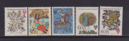 CZECHOSLOVAKIA  - 1975 Book Illustrations Set Never Hinged Mint - Unused Stamps