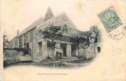 91 - Saulx Les Chartreux - L'Eglise - Animée - Précurseur - CPA - Oblitération Ronde De 1900 - Etat Pli Visible - Voir S - Otros & Sin Clasificación