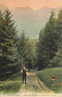 38 - Isère - Route Des Seiglières à L'Oursière - Animée - Colorisée - CPA - Voir Scans Recto-Verso - Autres & Non Classés