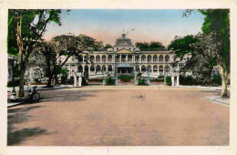 Vietnam - Saigon - Palais Du Haut Commissariat - Boulevard Charner - Colorisée - CPSM Format CPA - Etat Pli Visible - Vo - Vietnam