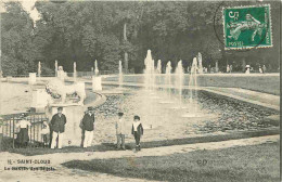 92 - Saint Cloud - Le Bassin Des 24 Jets - Animée - CPA - Oblitération Ronde De 1912 - Voir Scans Recto-Verso - Saint Cloud