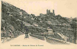 48 - St Julien Du Tournel - Ruines Du Château De Tournel - Animée - CPA - Voir Scans Recto-Verso - Autres & Non Classés