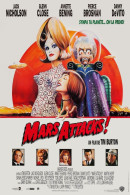 Cinema - Mars Attack - Jack Nicholson - Glenn Close - Illustration Vintage - Affiche De Film - CPM - Carte Neuve - Voir  - Posters On Cards