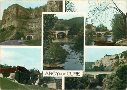 89 - Arcy Sur Cure - Multivues - Flamme Postale De Arcy Sur Cure - CPM - Voir Scans Recto-Verso - Other & Unclassified