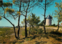 85 - Ile De Noirmoutier - La Guérinière - Moulin Sur La Plage - Flamme Postale De Fromentine - CPM - Voir Scans Recto-Ve - Ile De Noirmoutier