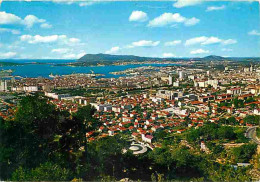 83 - Toulon - Vue Générale Aérienne - Panorama Du Mont Faron Vers La Rade - CPM - Voir Scans Recto-Verso - Toulon