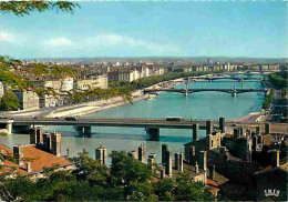 69 - Lyon - Vue Aérienne - Les Ponts Sur Le Rhone - CPM - Voir Scans Recto-Verso - Sonstige & Ohne Zuordnung