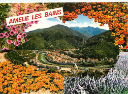 66 - Amélie Les Bains - Vue Générale - Fleurs - CPM - Voir Scans Recto-Verso - Autres & Non Classés