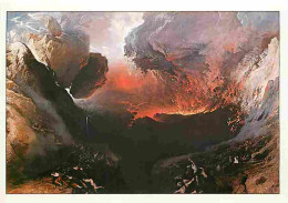 Art - Peinture - John Martin - Le Grand Jour De Sa Colère - Description Du Tableau Au Dos - CPM - Voir Scans Recto-Verso - Schilderijen