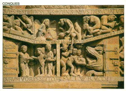 12 - Conques En Rouergue - Basilique Sainte-Foy - Le Tympan - Détail - Art Religieux - CPM - Voir Scans Recto-Verso - Sonstige & Ohne Zuordnung