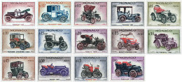 49041 MNH MONACO 1961 AUTOMOVILES ANTIGUOS - Unused Stamps