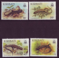 Océanie - Kiribati - Reptiles - 4 Timbres Différents - 7342 - Kiribati (1979-...)