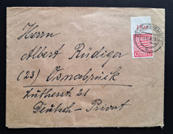 Sachsen 1946, Brief Halberstadt Mi 71 Oberrand - Storia Postale