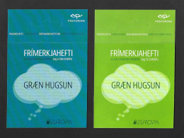 Iceland 2016 S/A Europa. Think Green Sg 1489/90 Booklets Cat £145 - Markenheftchen