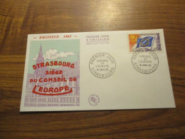 FDC - 1er Jour - France - 1965 - Conseil De L'Europe - 1960-1969