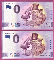 0-Euro XECY 2020-1 GOOD LUCK - GLÜCKSSCHWEIN Set NORMAL+ANNIVERSARY - Essais Privés / Non-officiels