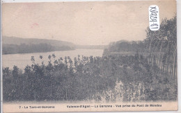 VALENCE-D AGEN- LA GARONNE- VUE PRISE DU PONT DE MONDOU - Valence D'Albigeois