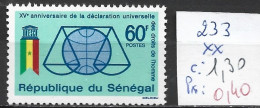 SENEGAL 233 ** Côte 1.30 € - Senegal (1960-...)