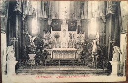 Cpa 24 Dordogne, LA FORCE, L'Eglise, Le Maître-Autel, éd Astruc, Non écrite - Autres & Non Classés