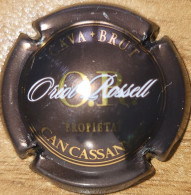 Capsule Cava D'Espagne ORIOL ROSSELL Brun Et Or Nr 7509 RARE - Placas De Cava