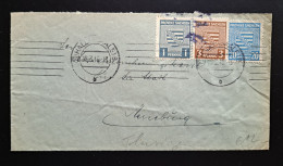 Sachsen 1946, Brief Halle(Saale) MiF Maschinenstempel - Storia Postale