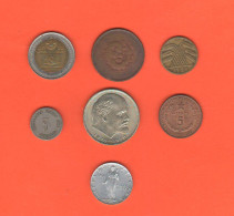 7 Coin Not Classified 7 Pièces Non Classées 7 Monete Non Classificate - Sonstige & Ohne Zuordnung