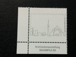 Stamp 3-14 - Serbia 2023 - VIGNETTE- Philatelic Exhibition Balkanfila XIX Sheetlet 2 Silver - Serbia