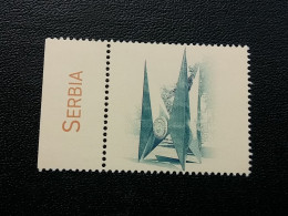 Stamp 3-14 - Serbia 2021 - VIGNETTE- The 60th Anniversary Of The First Conference Of The Non-Aligned Movement - Serbie