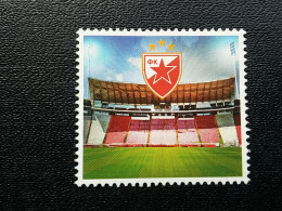 Stamp 3-14 - SERBIA 2021 - Red Star’s Family , VIGNETTE, FOOTBALL, La Famille De L'Étoile Rouge, - Serbien