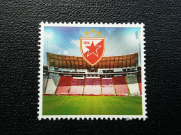 Stamp 3-14 - SERBIA 2021 - Red Star’s Family , VIGNETTE, FOOTBALL, La Famille De L'Étoile Rouge, - Serbie