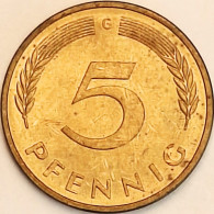 Germany Federal Republic - 5 Pfennig 1981 G, KM# 107 (#4596) - 5 Pfennig