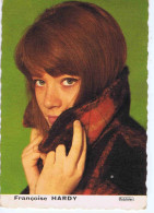 CHANTEUR - Françoise HARDY Sur Carton Format 7,30 / 10,50 - Dos Uni - Other & Unclassified