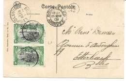 !!! CONGO, CPA DE 1909, DÉPART DE LISALA POUR BRUXELLES (BELGIQUE) - Briefe U. Dokumente