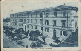 Cs263 Cartolina Sassari  Citta' Caserma Lamarmora 1929 - Sassari