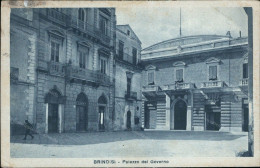 Cs265 Cartolina Brindisi Citta' Palazzo Del Governo 1931 - Brindisi